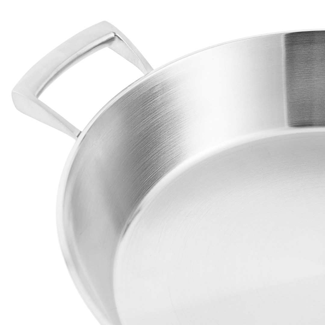 클래딘 인덕션 직화 IH 통5중 316Ti 스텐 티타니아 찜기 전골팬 28cm 이미지 7