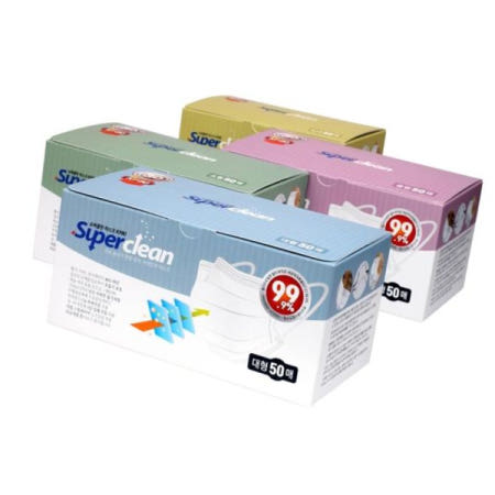 3Q 일화용마스크50매 슈퍼클린 먼지 방역 마스크 3Q KF80 50매