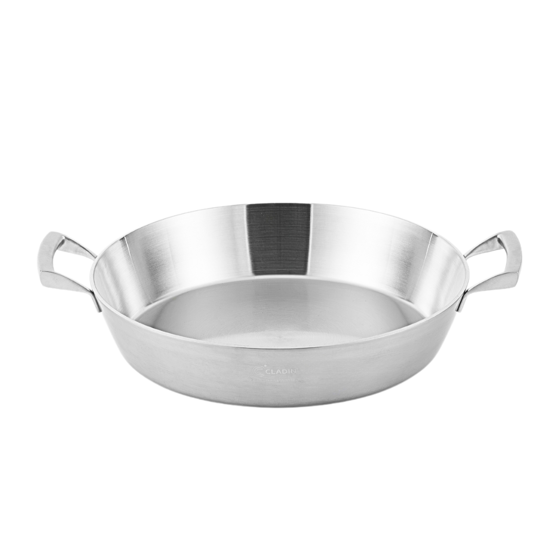 클래딘 인덕션 직화 IH 통5중 316Ti 스텐 티타니아 찜기 전골팬 28cm - 상세 이미지 3
