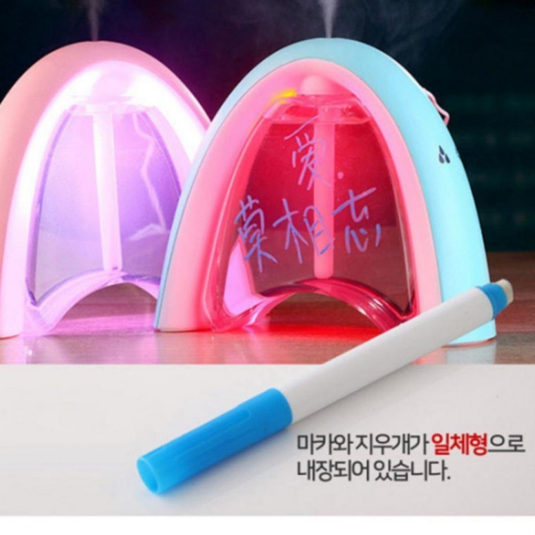 미니 가습기 무지개가습기 USB 차량용 KC인증 LED가습기 - 메인 이미지