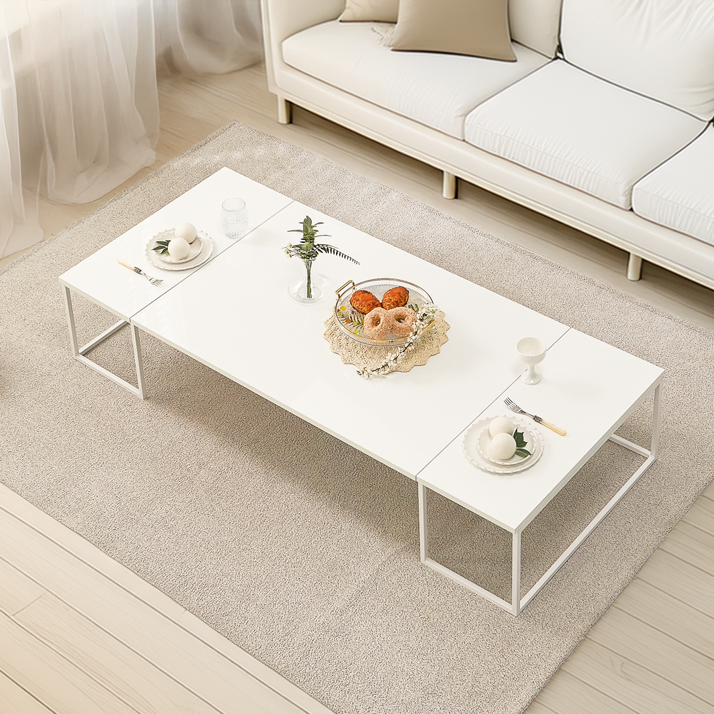 버터플 6인 좌식테이블 높은 확장형 낮은 좌식식탁 밥상