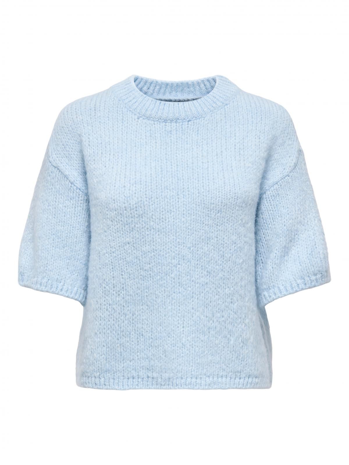 제이디와이 플랫니트 라운드넥 반팔 니트티셔츠 15367237_1243 BLUE / CASHMERE BLUE - 상세 이미지 3