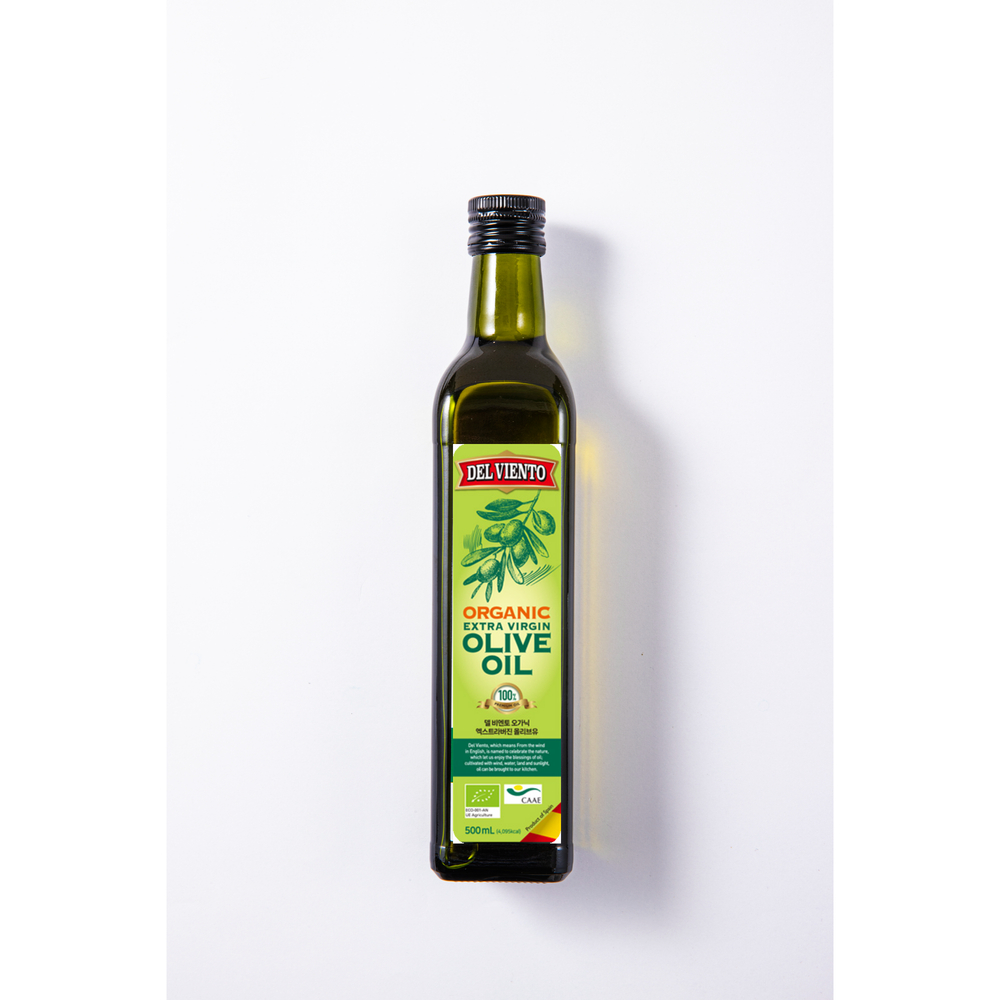 델비엔토 엑스트라버진 프리미엄 유기농 올리브오일 냉압착 올리브유 500ml, 3개 - 상세 이미지 5