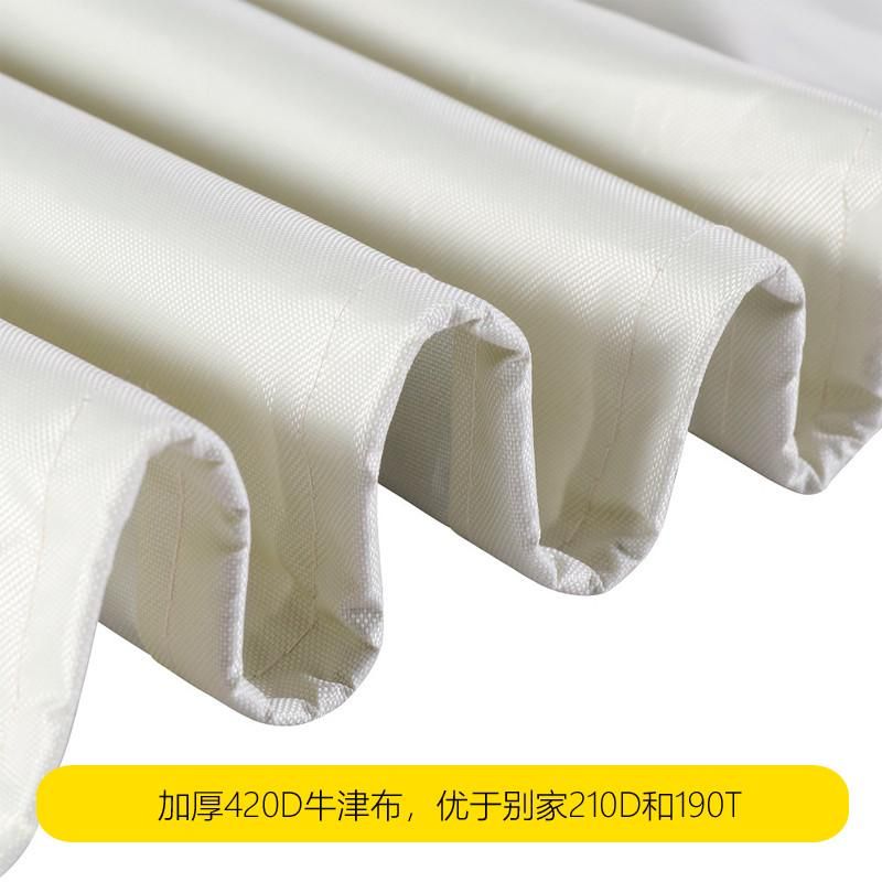 야외 원형 테이블용 대형 햇빛차단 식탁보 커버 블랙 직경 120x높이 75 cm - 상세 이미지 5