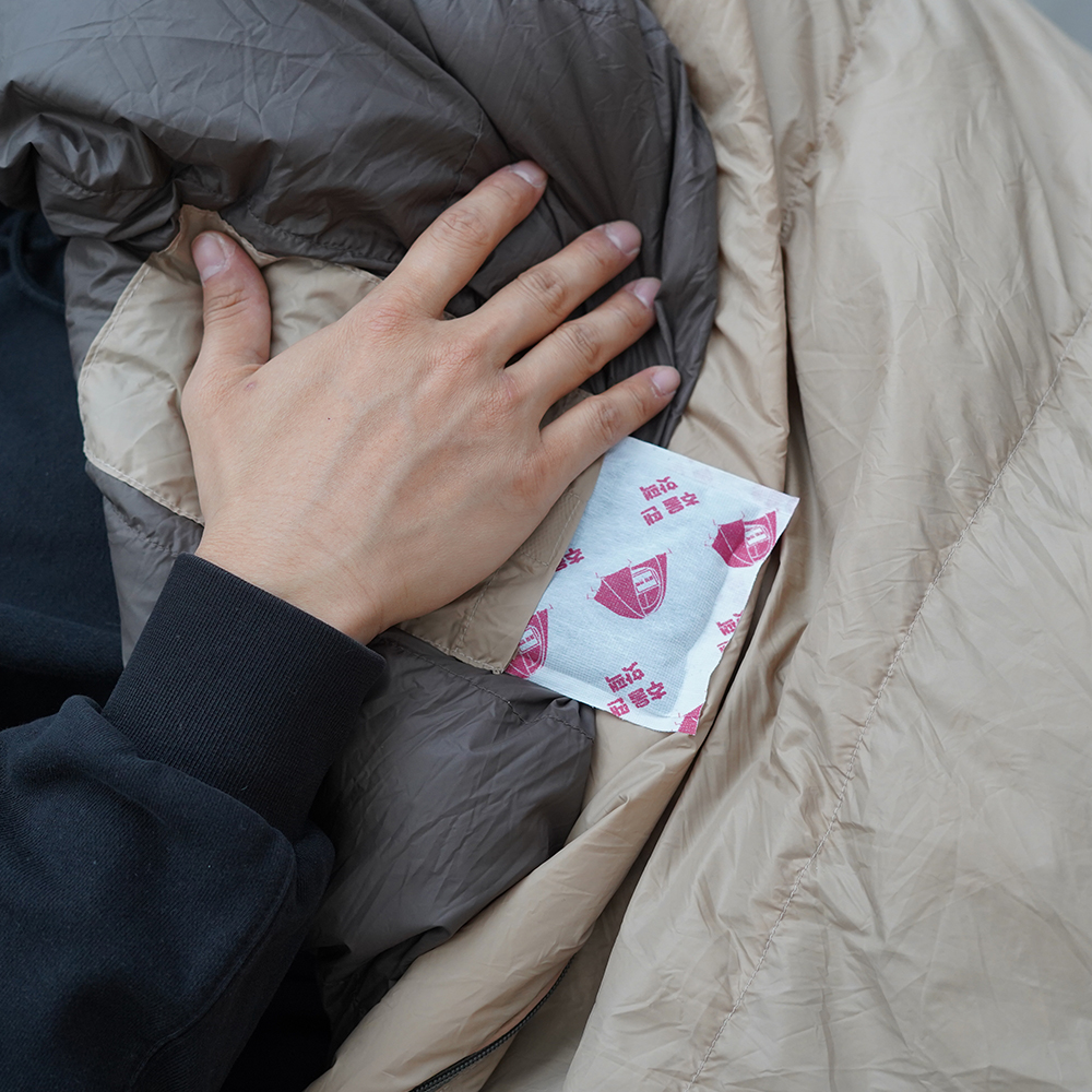 폴라리스 덕다운 400 슬리핑백 캠핑 침낭 블랙 - 상세 이미지 2