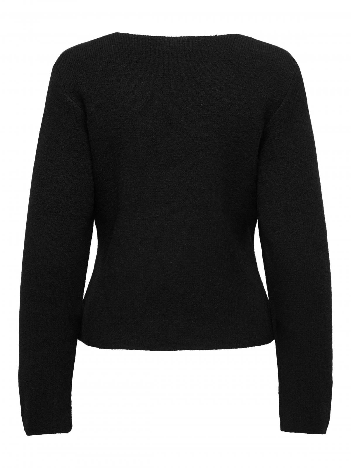 제이디와이 베이직 브이넥 니트 카디건 15351665_2161 BLACK / BLACK - 상세 이미지 4