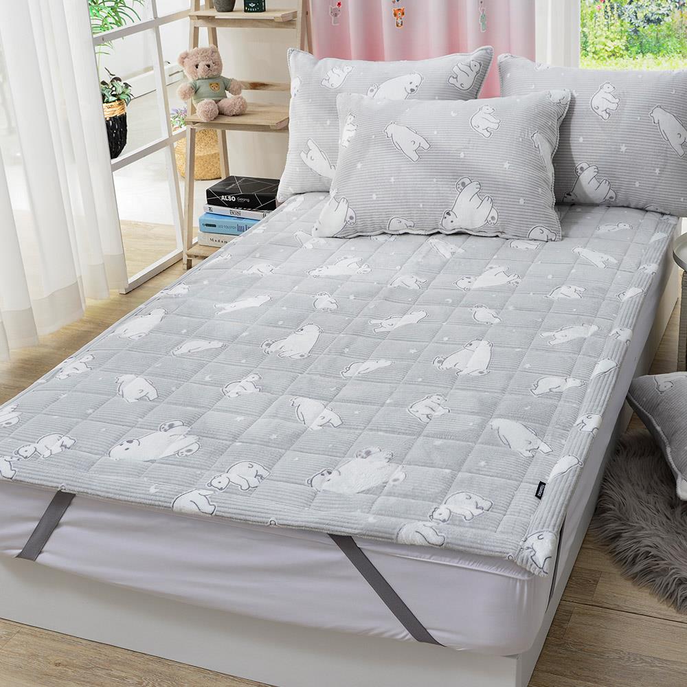 코지베어 착번극세사 침대패드 SS 3color