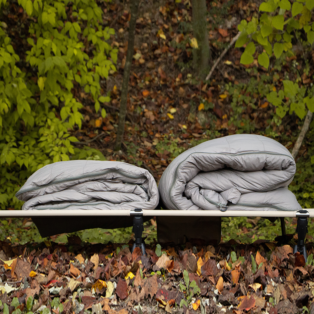 폴라리스 덕다운 800 침낭 그레이