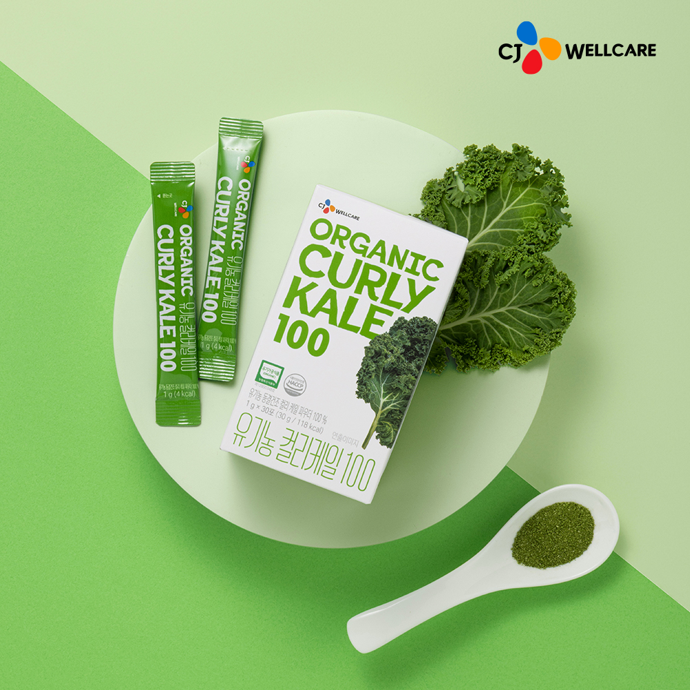 CJ웰케어 유기농 컬리케일 100 (1포당 1g) 30포, 2개