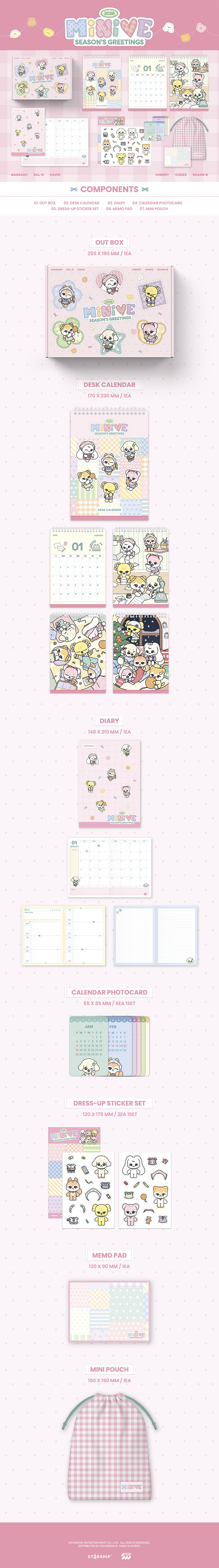 IVE MINIVE 2026 Season's Greetings — IVE