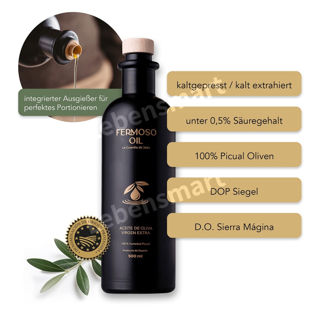 페르모소 엑스트라버진 올리브오일 올리브유 스페인산 500ml 이미지 6