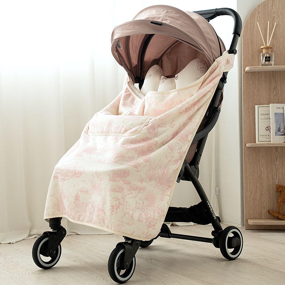 [마롤로뜨] 뜨왈드주이 아기띠 워머 극세사 아기망토 바람막이 블랭킷 담요 겨울