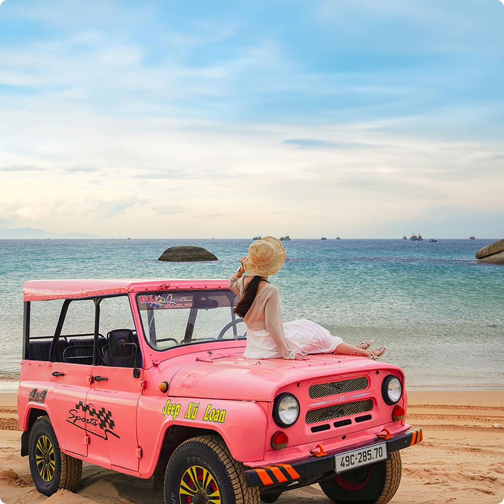 [단독차량] 나트랑 판랑 사막투어,지프카/샌드보드 포함