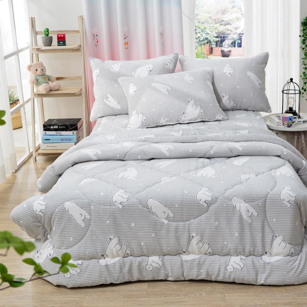 코지베어 착번극세사 이불베개세트 SS 3color