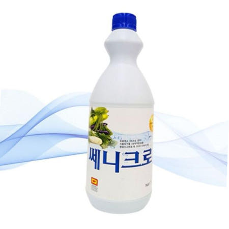 성진캠 병원손소독제 쎄니크로 과일 야채류 소독용 알코올 1L(염소계)
