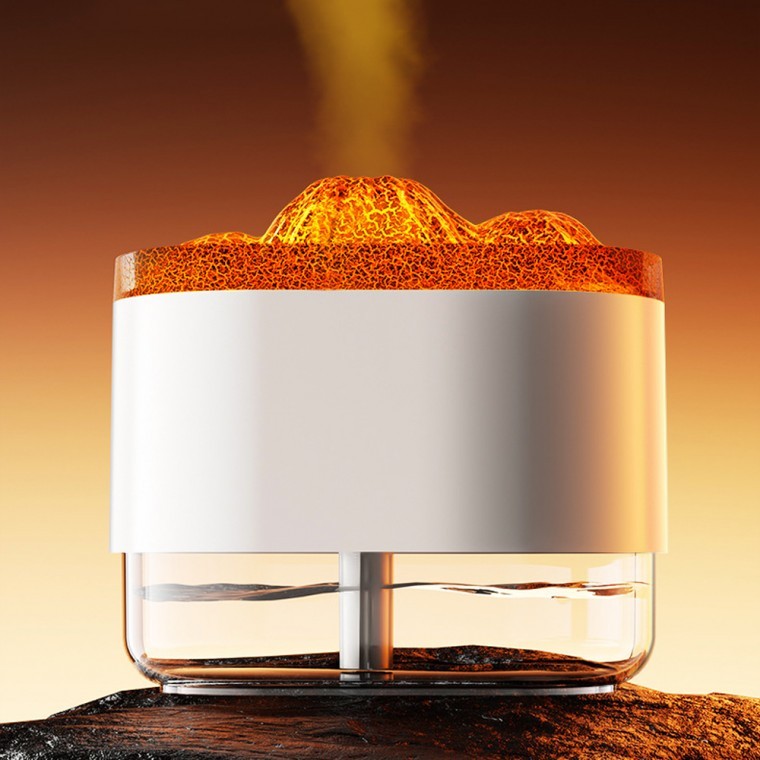 볼케이노 USB 무드등 가습기 V1 (300ml) (화이트)