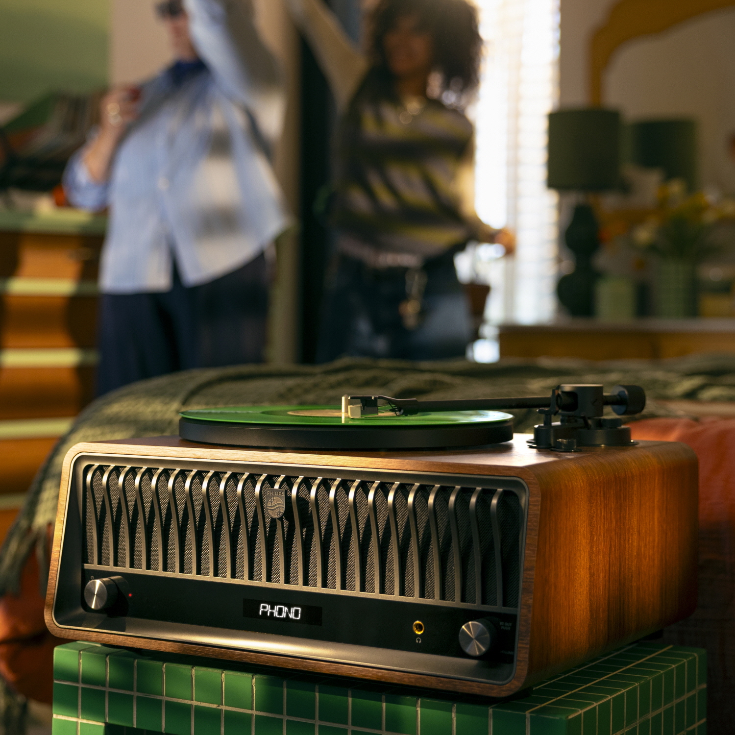 필립스 센추리 올인원 LP 턴테이블 THE TINA TAV9000 블루투스 스피커