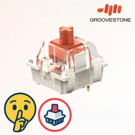 엠스톤 [55개] 그루브스톤 저소음 밀키S 38G 스위치 축 키보드 리니어 적축