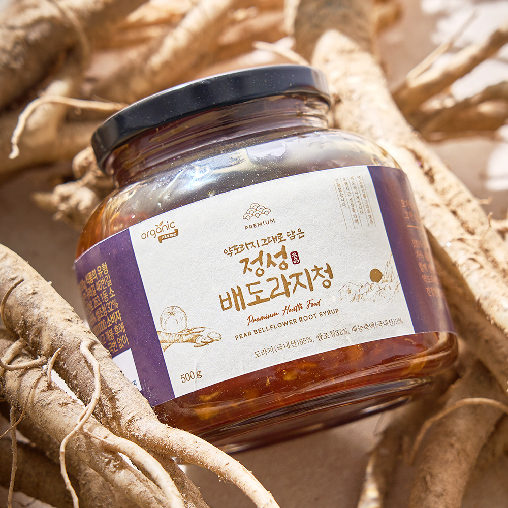 오가닉프렌즈 100% 국내산 약도라지 배도라지청 도라지 진액 즙 500g - 상세 이미지 3