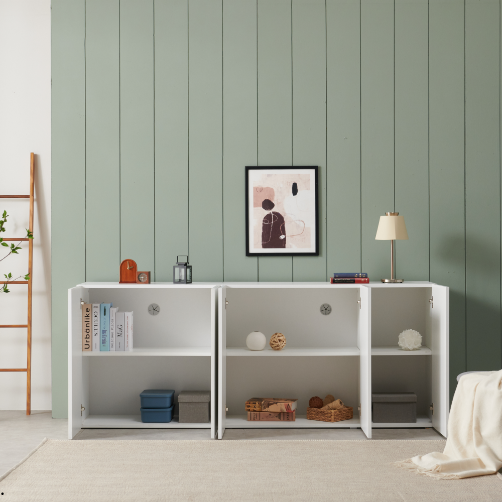 낮은 거실수납장 다용도 베란다 틈새 슬림 미니 높은 01.폭좁은 800, 2단, 화이트