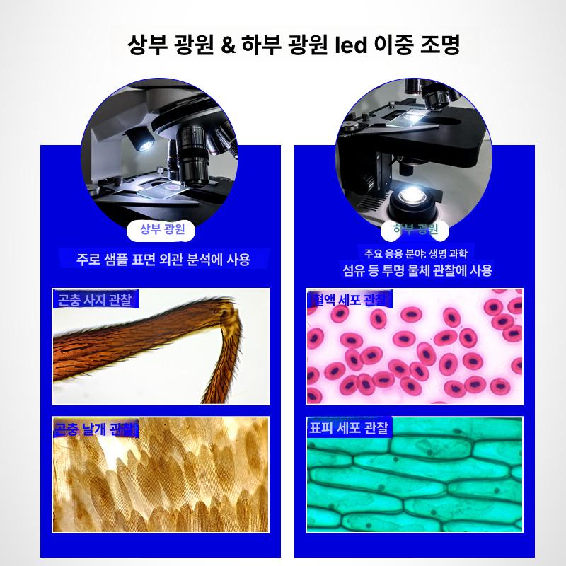 초중고생용 LCD 실험실 생물 광학 HD 확대경 MSD4200 100-9 단안경 입문용 - 상세 이미지 4