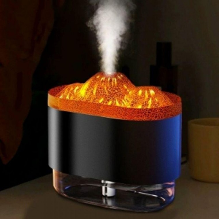 EAS 웰스온 볼케이노 USB 무드등 가습기 V1 300ml 블랙