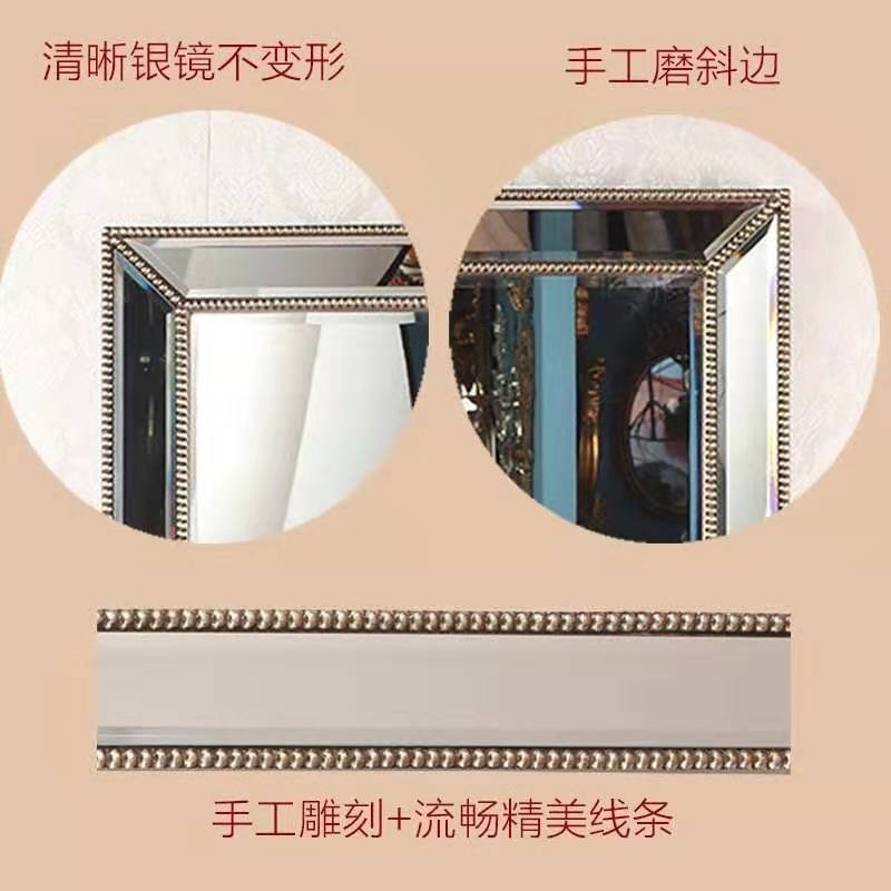 빈티지거울 화장대 프레임 거울 앤틱 욕실 현관콘솔 전신 북유럽 - 상세 이미지 3