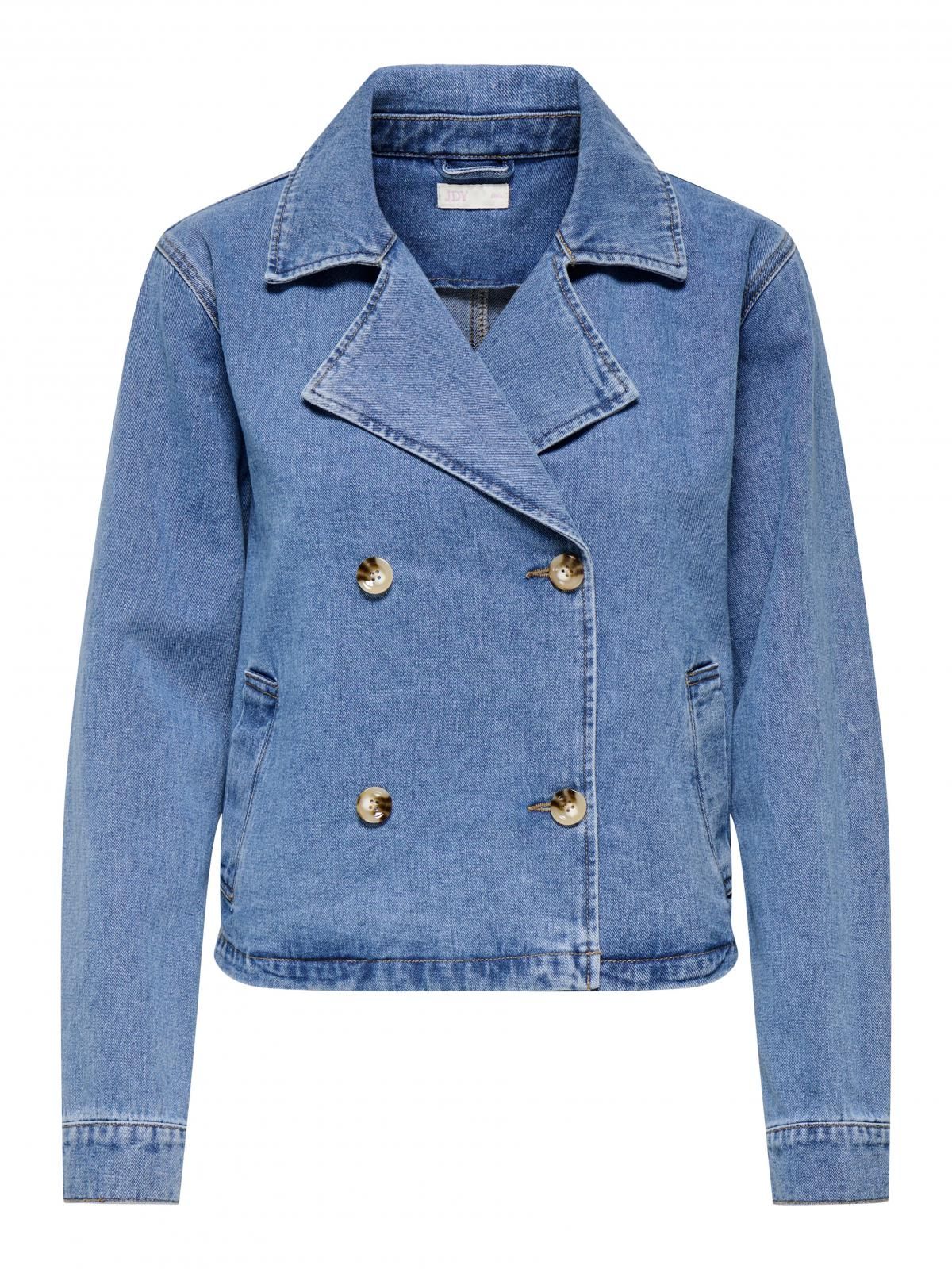제이디와이 트렌디 더블버튼 데님 재킷 15341344_2115 BLUE / MEDIUM BLUE DENIM - 상세 이미지 3