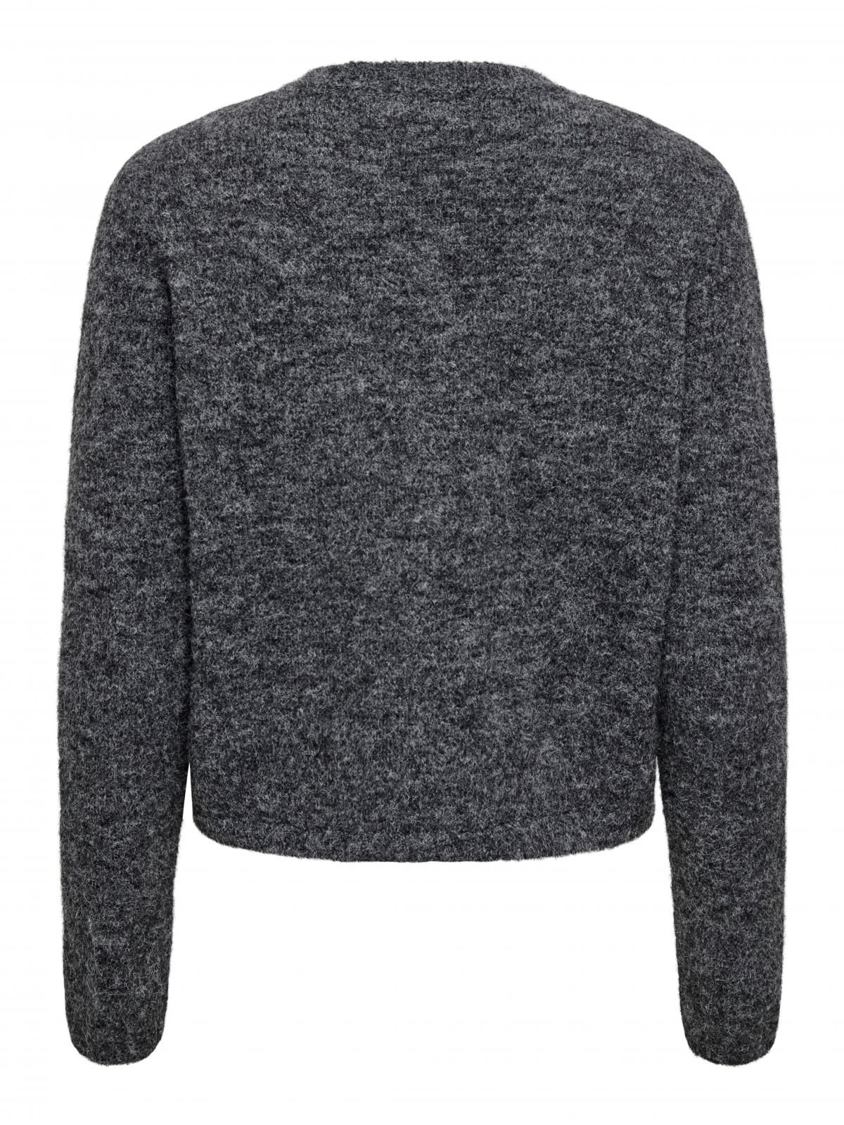 제이디와이 플렉서블 라운드넥 니트 카디건 15359860_2383 GREY / DARK GREY MELANGE - 상세 이미지 5