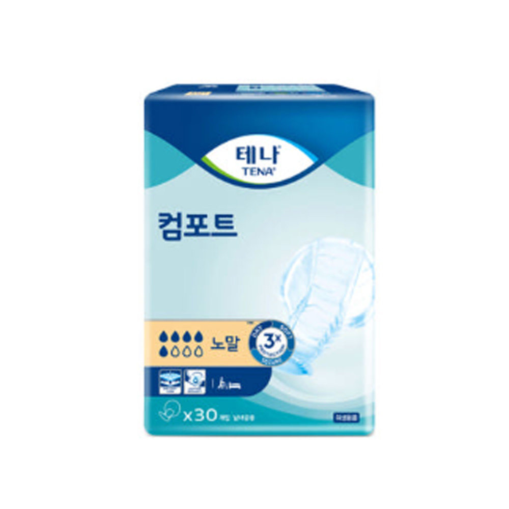 테나 컴포트 노말 일반용 성인용기저귀 30매 4팩 - 메인 이미지