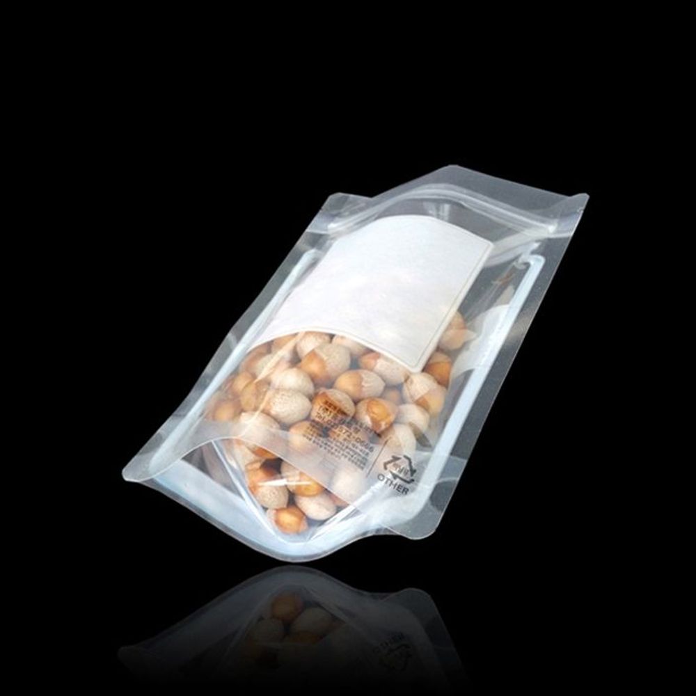 센스업 지퍼스탠드 진열봉투 13X20cm 밑지7cm 100매 - 메인 이미지
