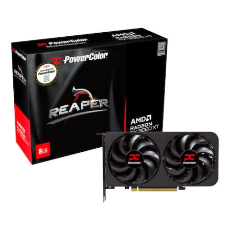 [파워칼라]파워컬러 라데온 RX 9060 XT Reaper D6 8GB 대원씨티에스 개봉품 (AS 28년 5월)