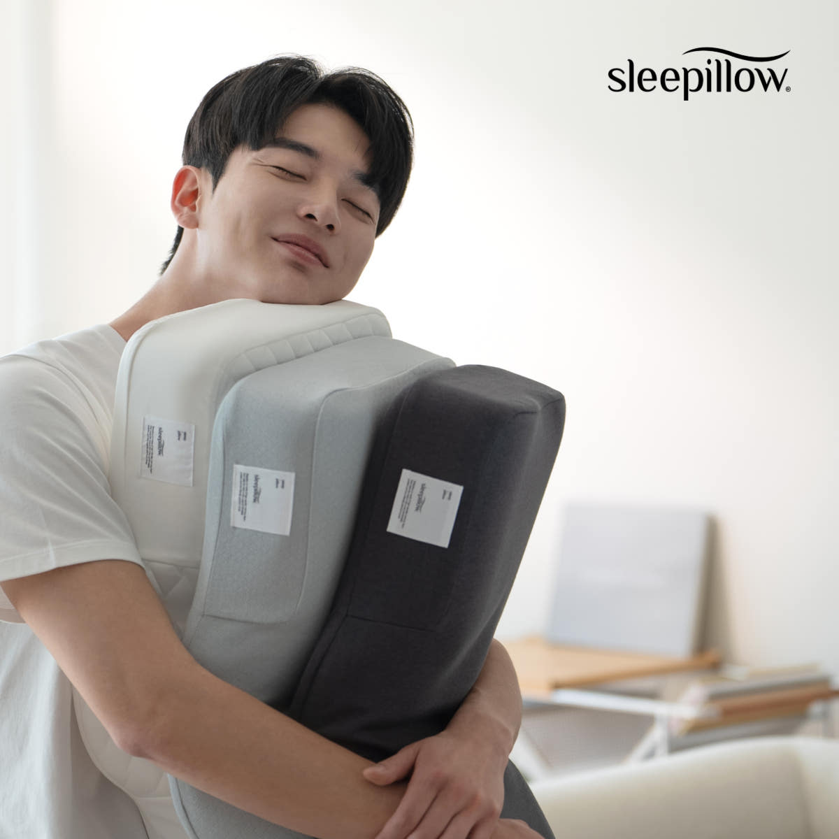 슬리필로우 경추베개 목디스크 거북목 일자목 코골이 옆으로자는 깊은잠 기능성베개