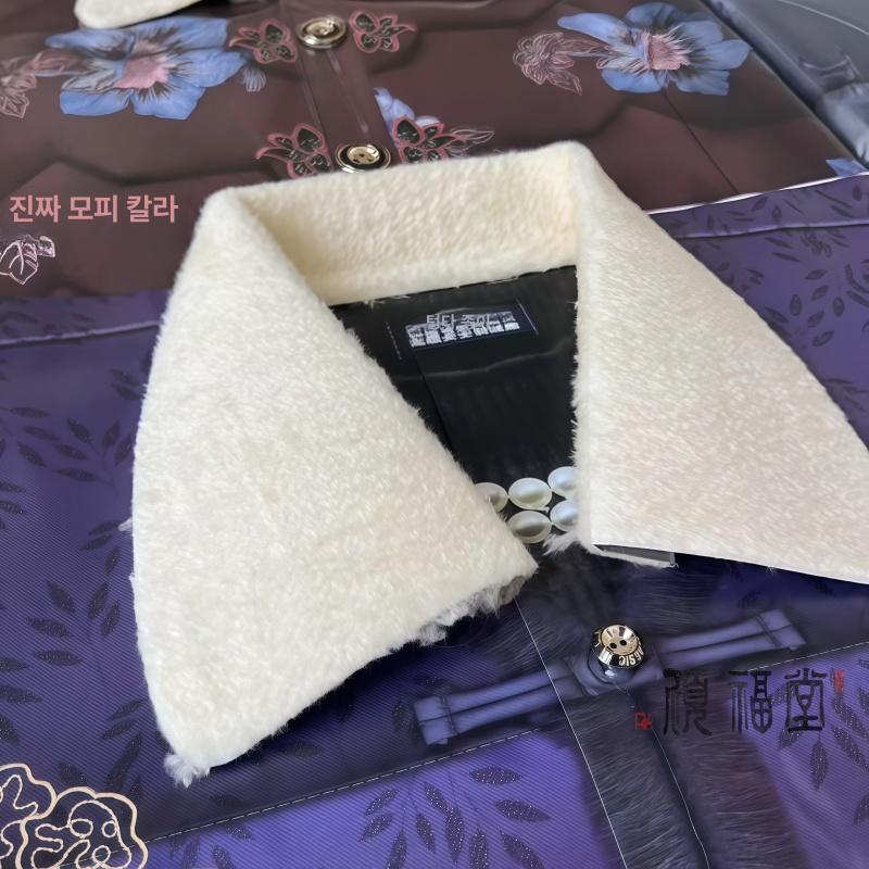 70대 80대 할머니 겨울 패딩 점퍼 어머니 모임복 외투 - 상세 이미지 2
