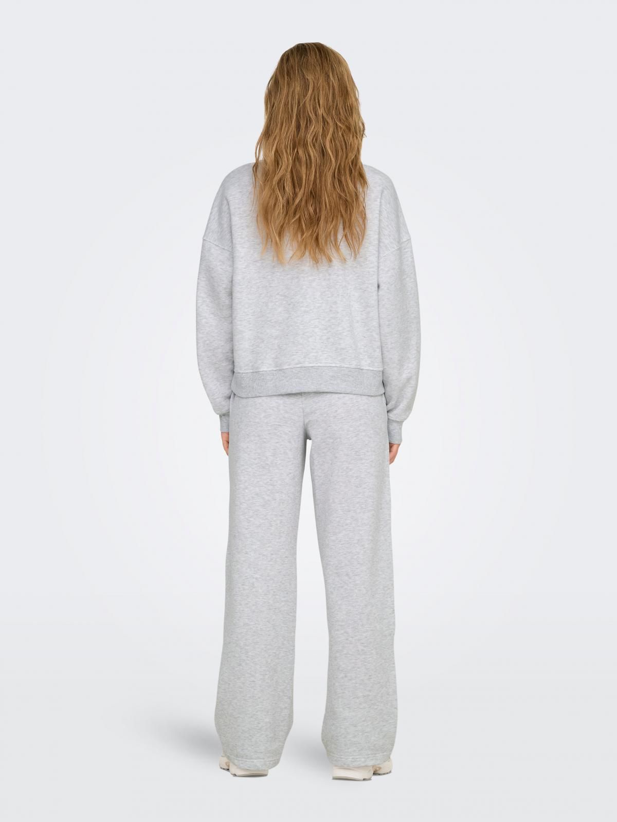 온리 라이트그레이 베이직 크루넥 맨투맨 15338727_2381 GREY / LIGHT GREY MELANGE - 상세 이미지 2