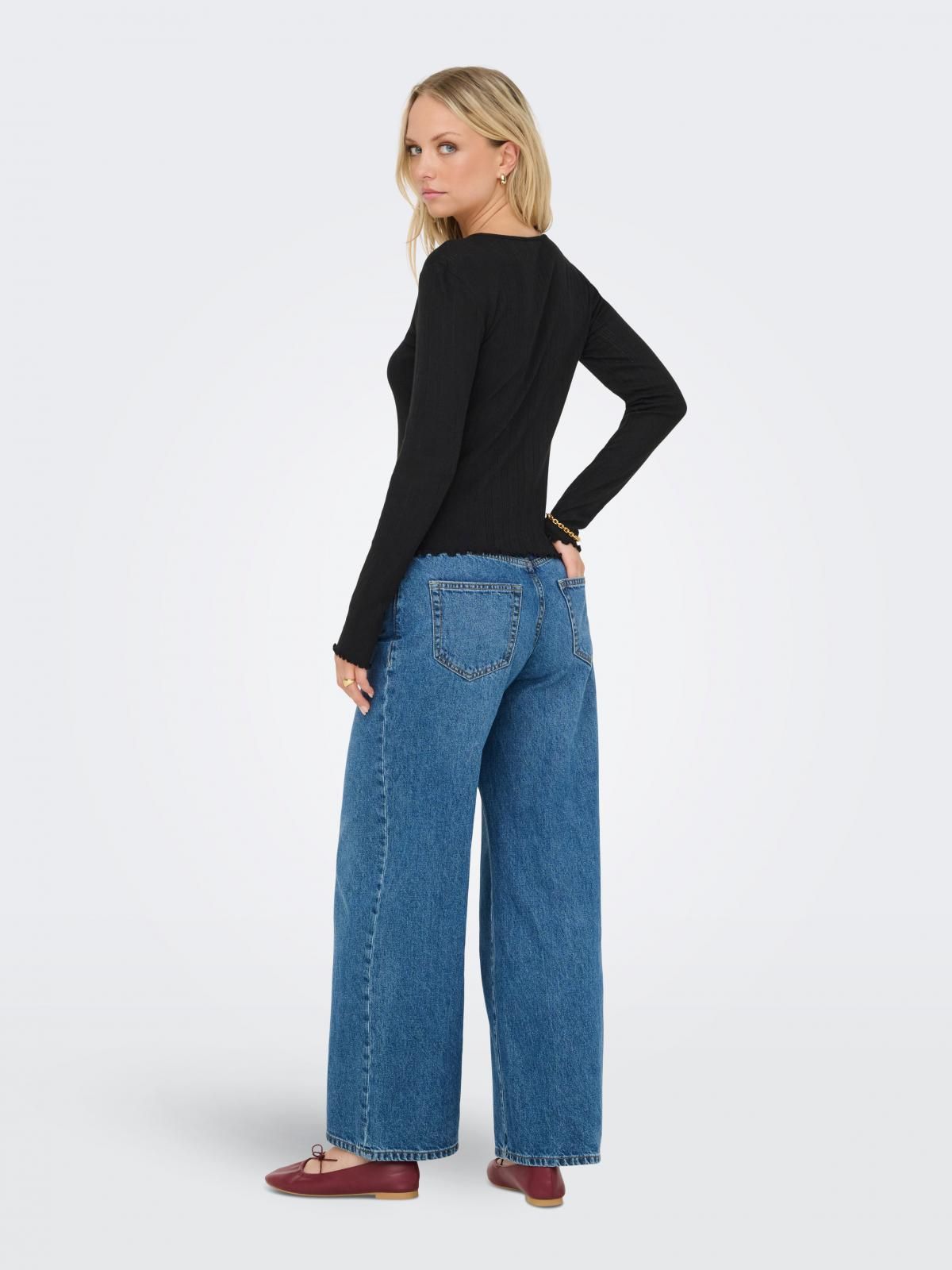 제이디와이 베이직 소프트 코튼 라운드넥 카디건 블랙 15341549_2161 BLACK / BLACK - 상세 이미지 3