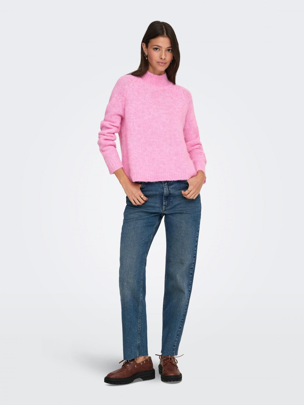 제이디와이 소프트 하이넥 핑크 니트 15324290_811_1133473 PURPLE / BEGONIA PINK - 상세 이미지 5