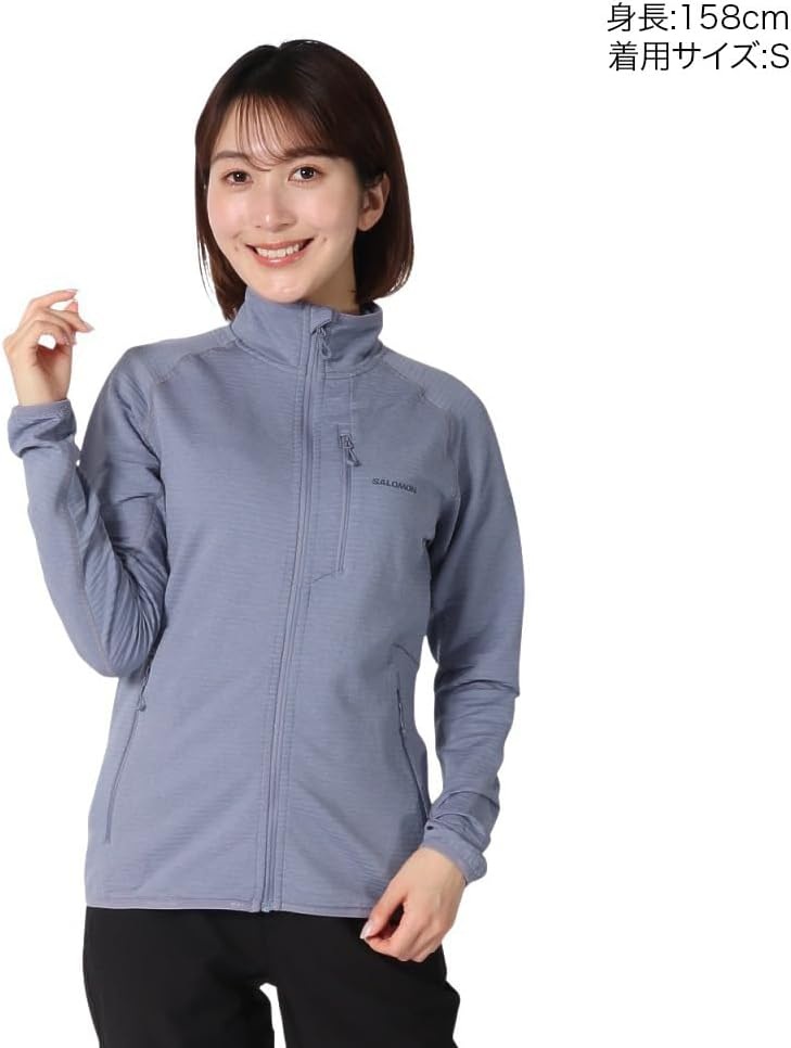 살로몬 여성용 등산 하이킹  경량 플리스 자켓 LC24460 - 상세 이미지 2