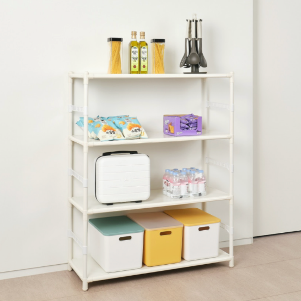 수납장 모듈 거실 철제 베란다 다용도 선반 틈새 높은 수납장 500 5단