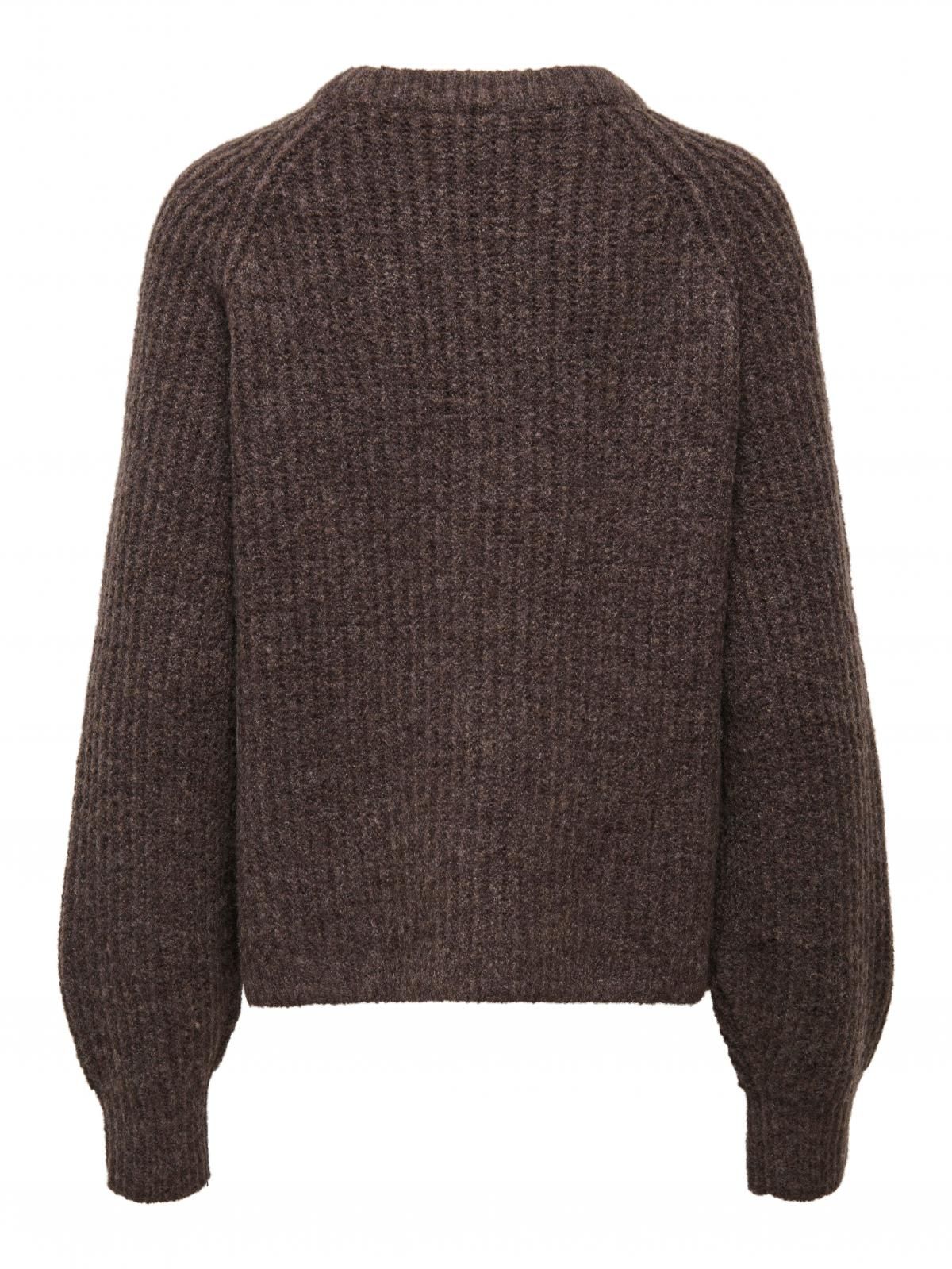 온리 소프트 라운드넥 니트 스웨터 15358569_280_1223563 BROWN / SEAL BROWN - 상세 이미지 5