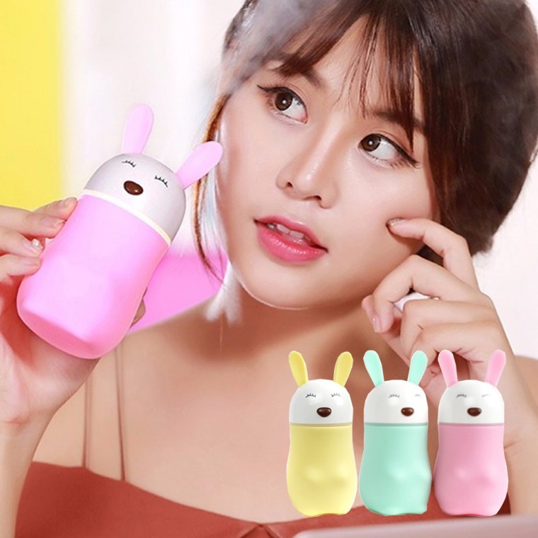 무드등 겸용 USB 토끼 미니가습기 - 상품 이미지