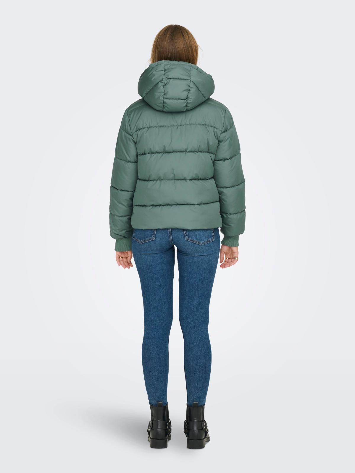 제이디와이 테크니컬 숏 패딩 재킷 후드 15335273_1469 GREEN / BALSAM GREEN - 상세 이미지 2