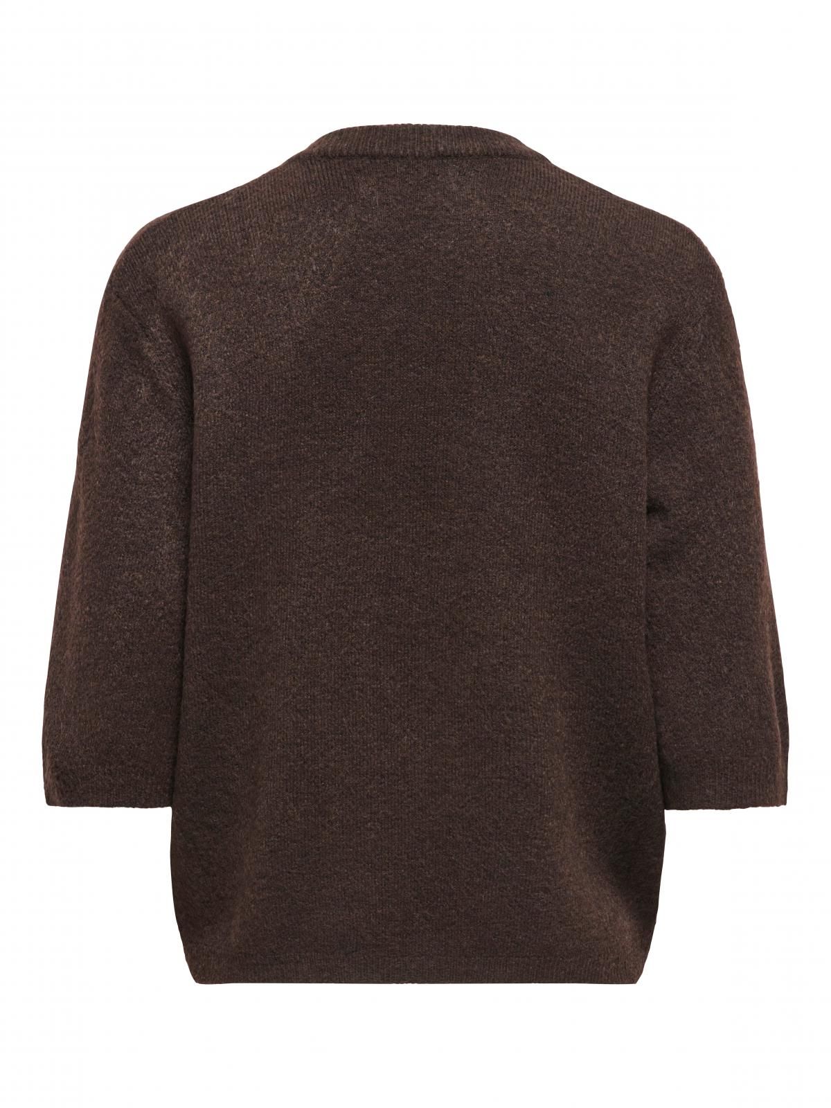 온리 프렌치 라운드넥 스트링 브라운 카디건 15368990_282_1253083 BROWN / COFFEE BEAN - 상세 이미지 2
