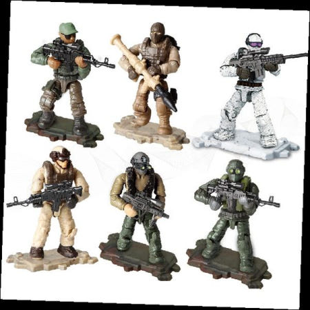 밀리터리 피규어 군인 전투복 무기 헬멧 전술장비 완구 블럭 조립 액션 병사 특수부대 작전 장난감 컬렉션 디오라마