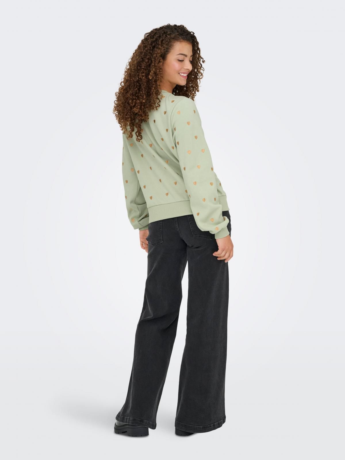 온리 프린트 라운드넥 레귤러핏 맨투맨 15355802_1661_1219725 GREY / DESERT SAGE - 상세 이미지 2