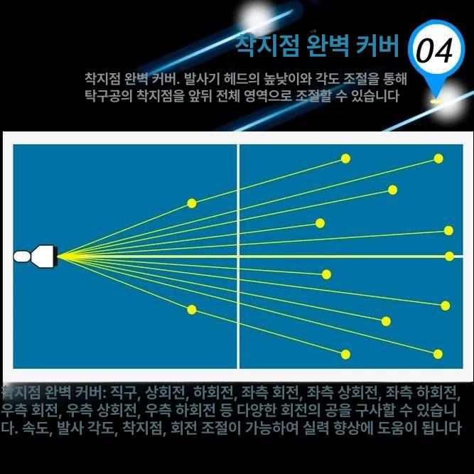 자동탁구로봇 탁구연습기 기계 발사기 머신 핑퐁 연습기 서브기 볼 - 상세 이미지 5