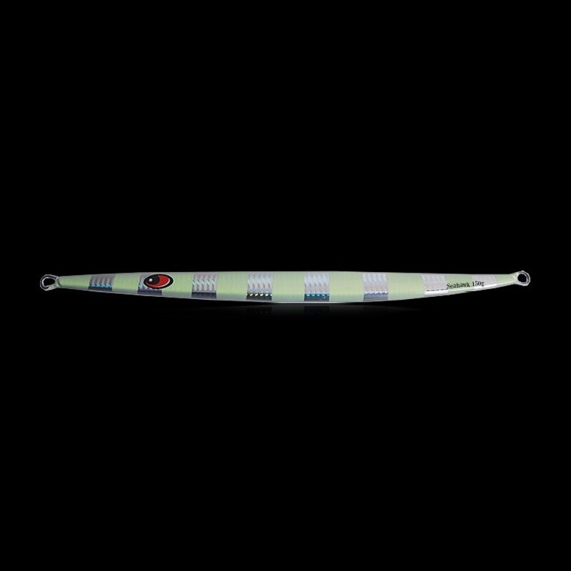 씨호크 빅게임 메탈지그 S175 부시리 방어 롱지그 150g 실버지브라 - 상품 이미지