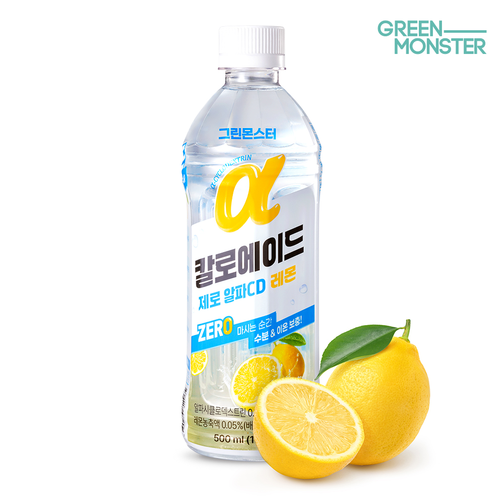 그린몬스터 칼로에이드 제로 알파CD 레몬맛 500ml, 1개 - 상세 이미지 2