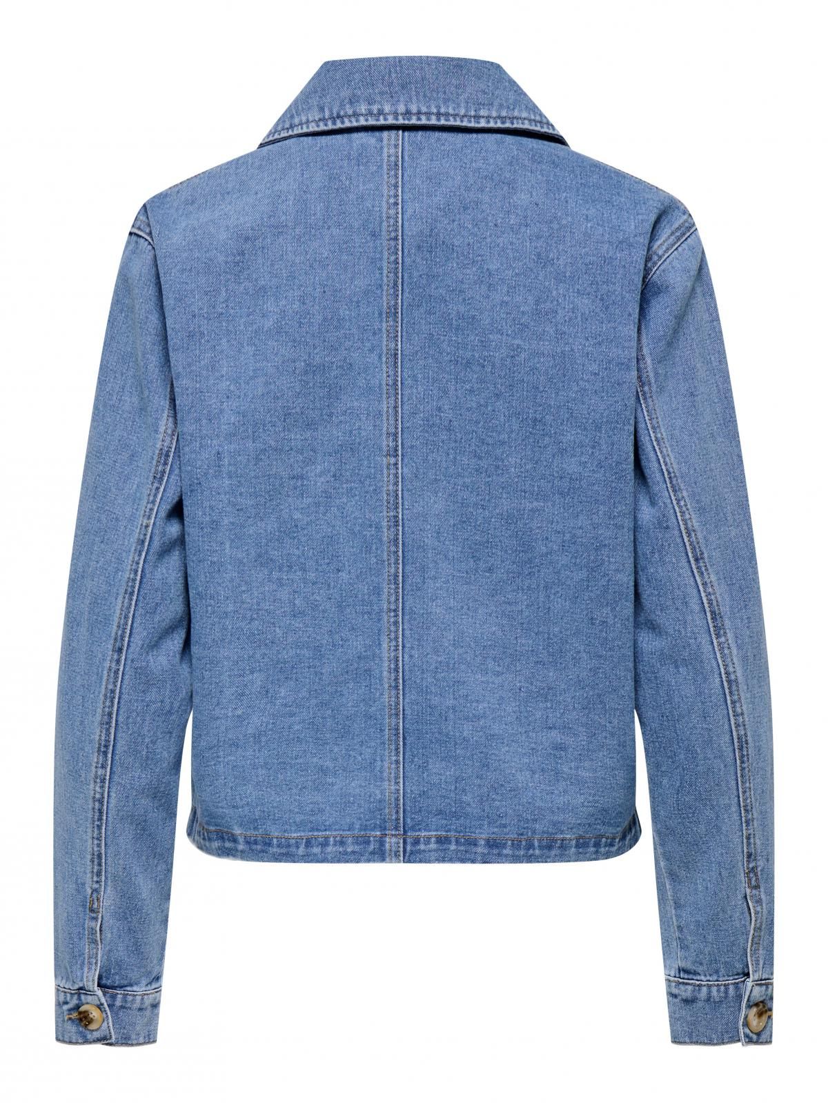 제이디와이 트렌디 더블버튼 데님 재킷 15341344_2115 BLUE / MEDIUM BLUE DENIM - 상세 이미지 4