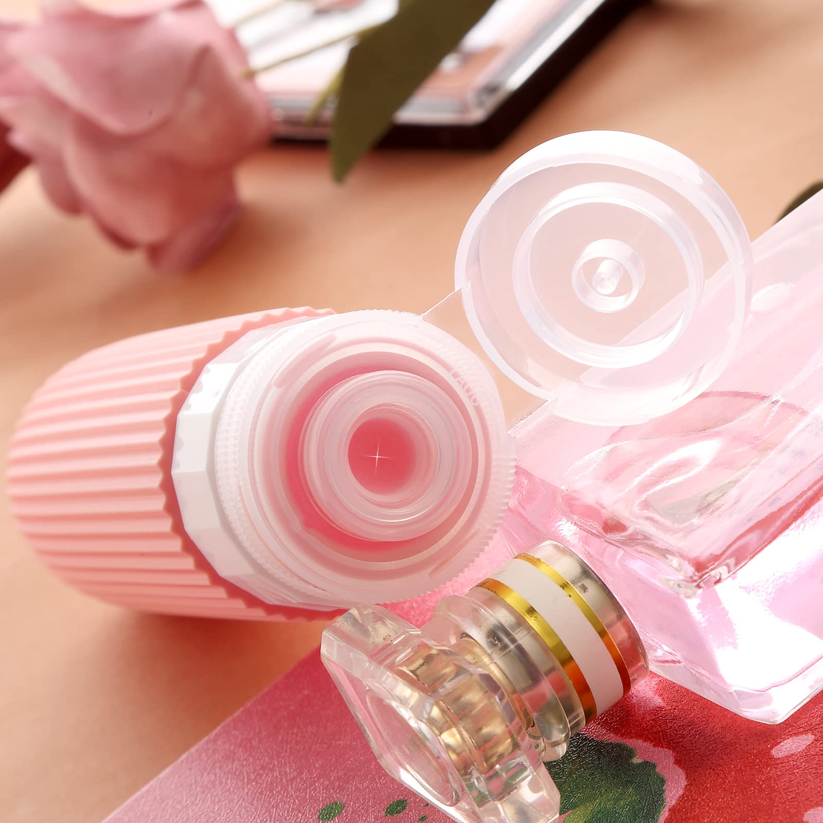 여행용 실리콘 공병 세트 90ml 수영장 소분 휴대용 샴푸통 - 상세 이미지 4